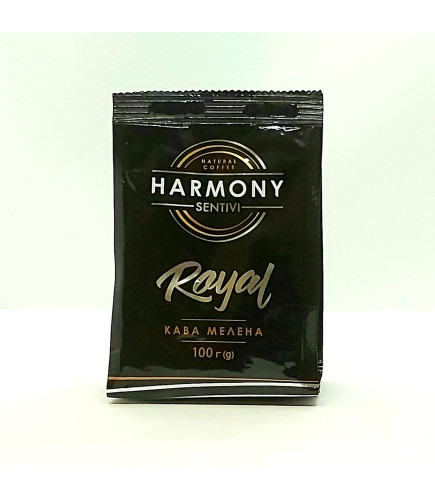Кофе Натуральный Жареный Молотый - Harmony Sentivi Royal100% 100g(г)