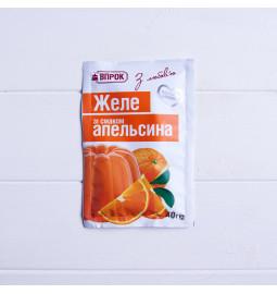 Желе апельсинове на желатині, 40g - Торгівельна марка «ВПРОК»