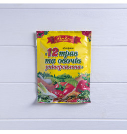 Приправа «12 трав та овочів універсальна», 80g - Торгівельна марка «ВПРОК»