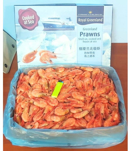 Креветки гренландські нерозроблені, 1 кг