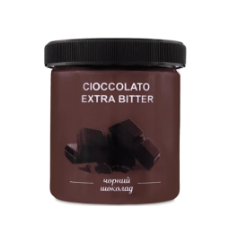 Морозиво «Чорний шоколад» CIOCCOLATO EXTRA BITTER №5 ТМ La gelateria Italiana 400г