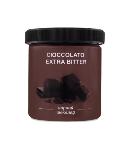 Мороженое «Черный шоколад» CIOCCOLATO EXTRA BITTER №5 ТМ La gelateria Italiana 400г