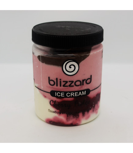 Мороженое пломбир с ВИШНЕЙ И ШОКОЛАДОМ (Рецепт 7) 500 мл (ml) - Торговая Марка Blizzard