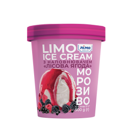 Морозиво з наповнювачем Лісова ягода 12%  Лімо. Відро 500г