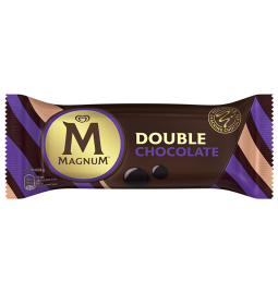 Морозиво ескімо МАГНУМ ПОДВІЙНИЙ ШОКОЛАД "Magnum Double Chocolate" 12% 69 г - Торгова Марка MAGNUM