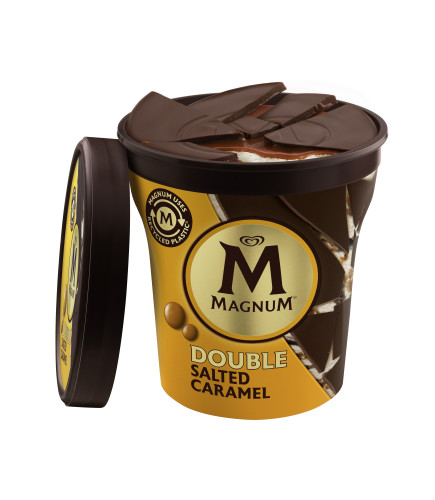 Морозиво "Magnum pint  Double Salted Caramel" 440мл/310 г.