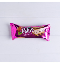 Сендвіч пломбір крем-брюле з шоколадними краплями, 15%, 75g - Торгова марка «Polus»
