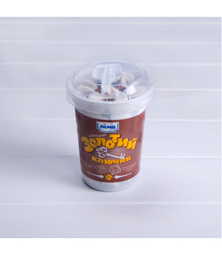 Мороженое «Золотой ключик» с наполнителем с шоколадным вкусом, 10% в 100g (г) - Торговая марка «Лимо»