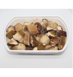 Білі гриби кубики швидкозаморожені вищий сорт (Boletus edulis), Автентичний смак Карпат! 400 g (г) - Торгівельна Марка Дари Гуцульщини