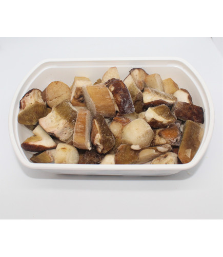Білі гриби кубики швидкозаморожені вищий сорт (Boletus edulis), Автентичний смак Карпат! 400 g (г) - Торгівельна Марка Дари Гуцульщини