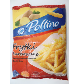 Картопля фрі хвиляста швидкозаморожена 750 g - Торгова Марка "Poltino"