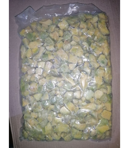 Авокадо кубік 20x20мм заморожений, 1 кг